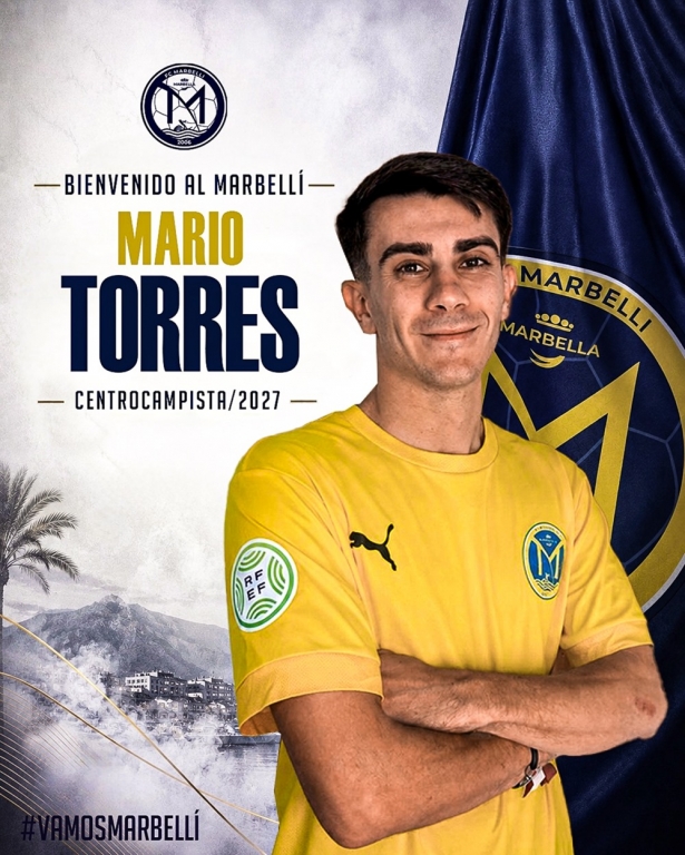El FC Marbellí ha incorporado a Mario Torres (FC MARBELLÍ) El FC Marbellí ha incorporado a Mario Torres (FC MARBELLÍ)