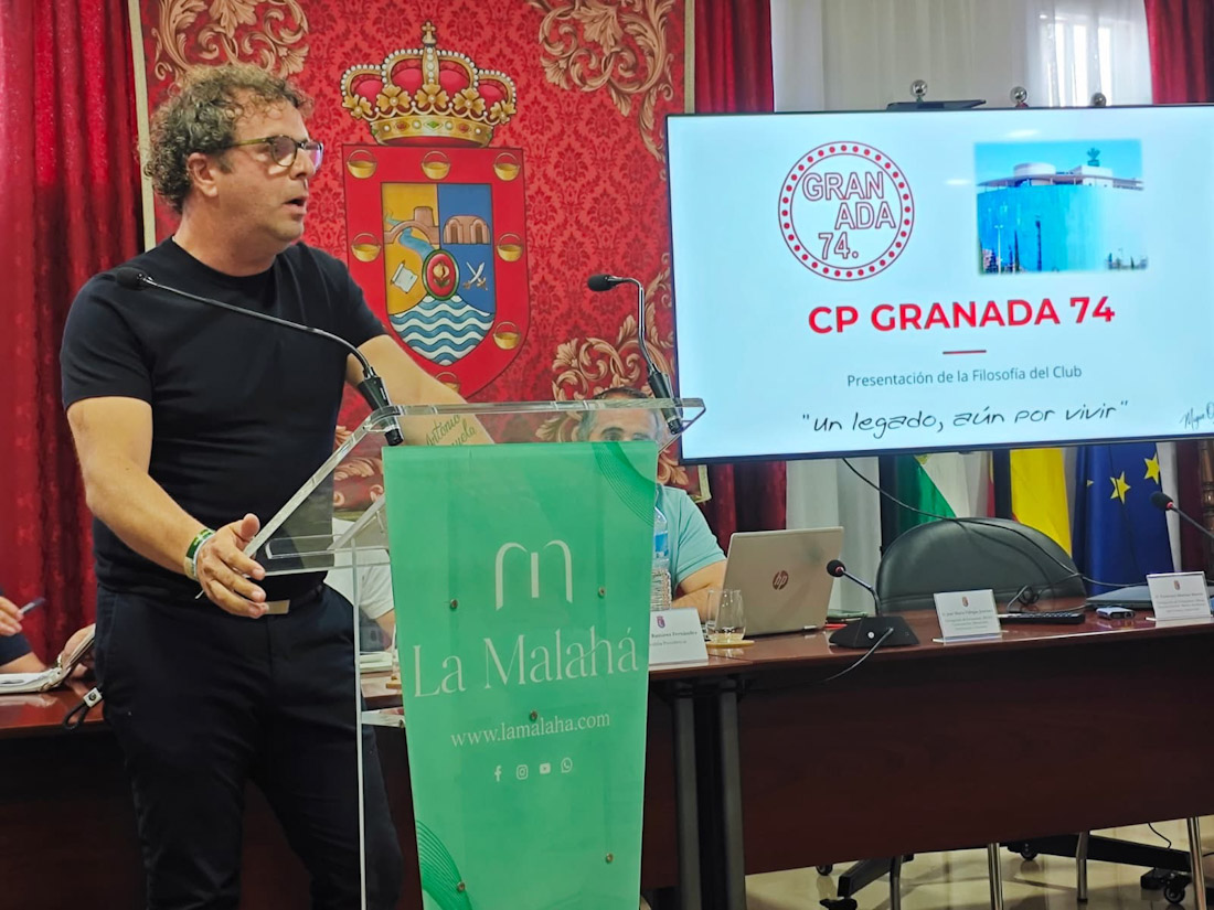 Presentación del acuerdo entre Granada 74 y La Malaha 
