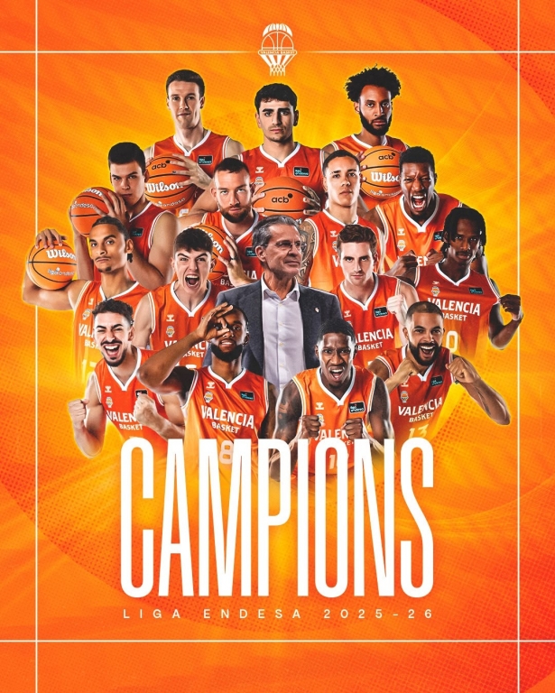 Cárdenas, campeón de la Liga Endesa (VALENCIA BASKET)