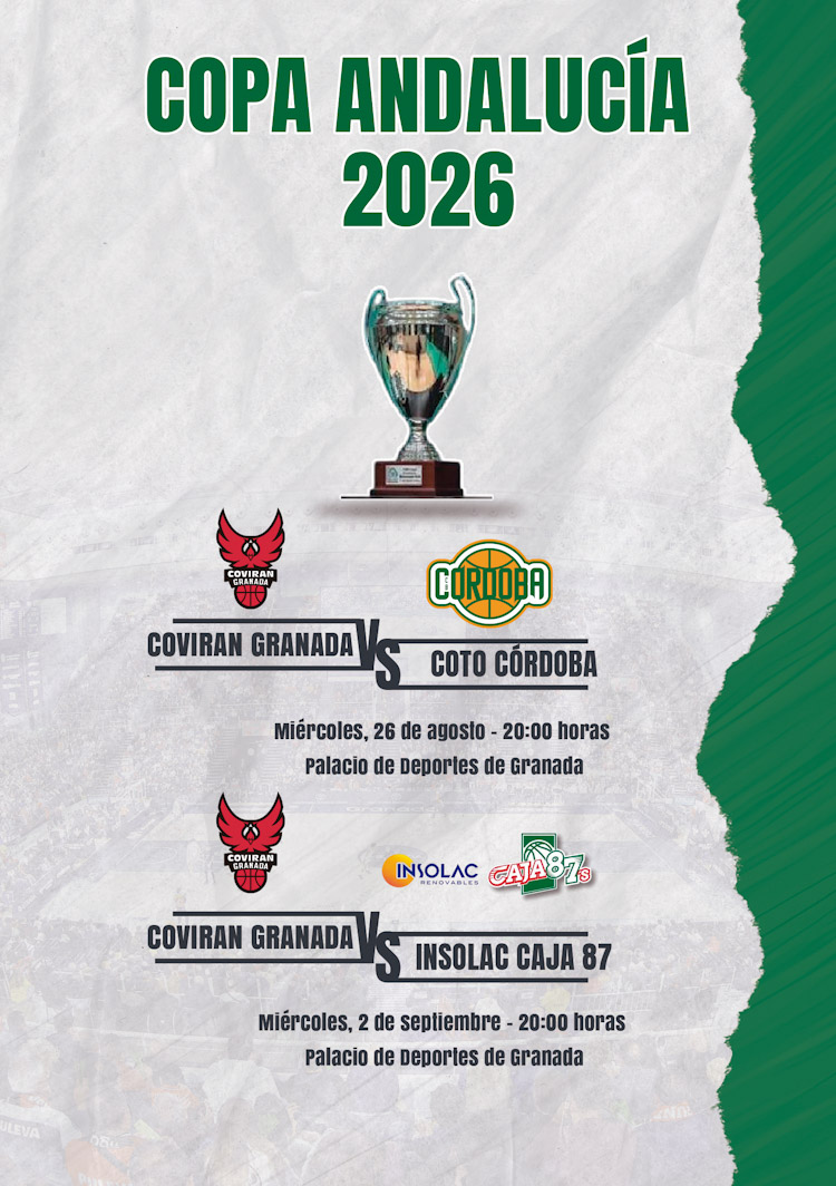 El Covirán Granada disputará la Copa Andalucía 