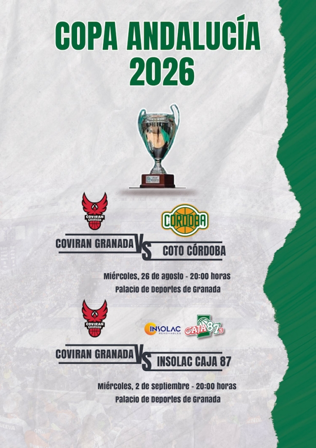 El Covirán Granada disputará la Copa Andalucía El Covirán Granada disputará la Copa Andalucía