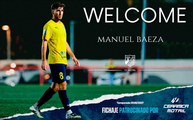 Manuel Baeza llega al CF Motril (CF MOTRIL) Manuel Baeza llega al CF Motril (CF MOTRIL)