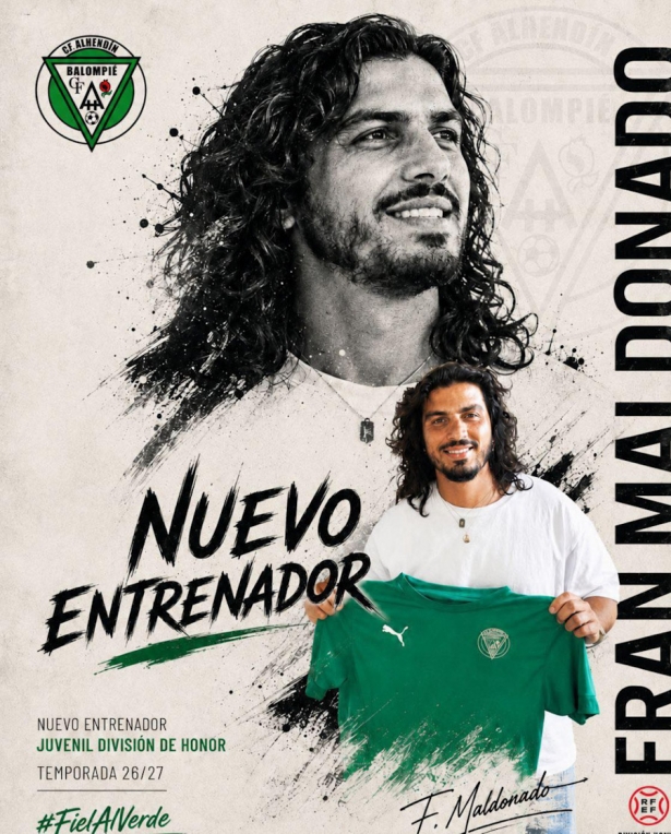 Fran Maldonado dirigirá al Juvenil del Alhendín Fran Maldonado dirigirá al Juvenil del Alhendín