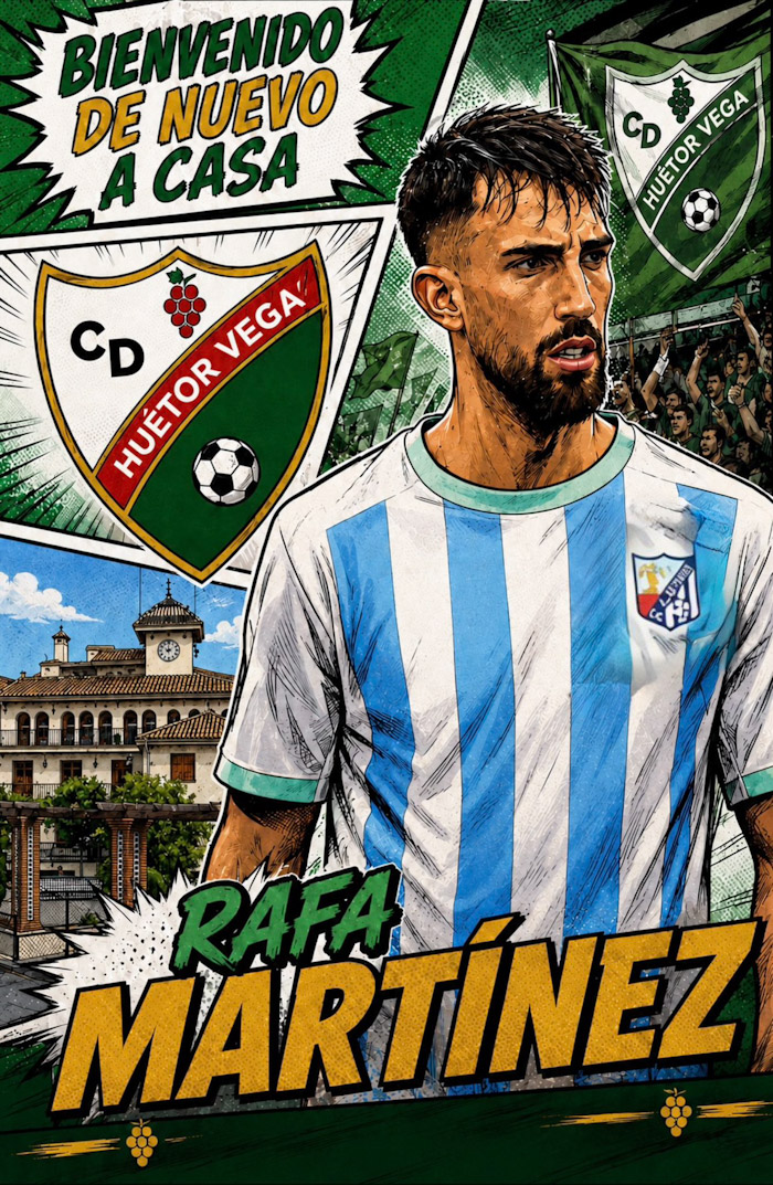 Rafa Martínez regresa al Huétor Vega (CD HUETOR VEGA)