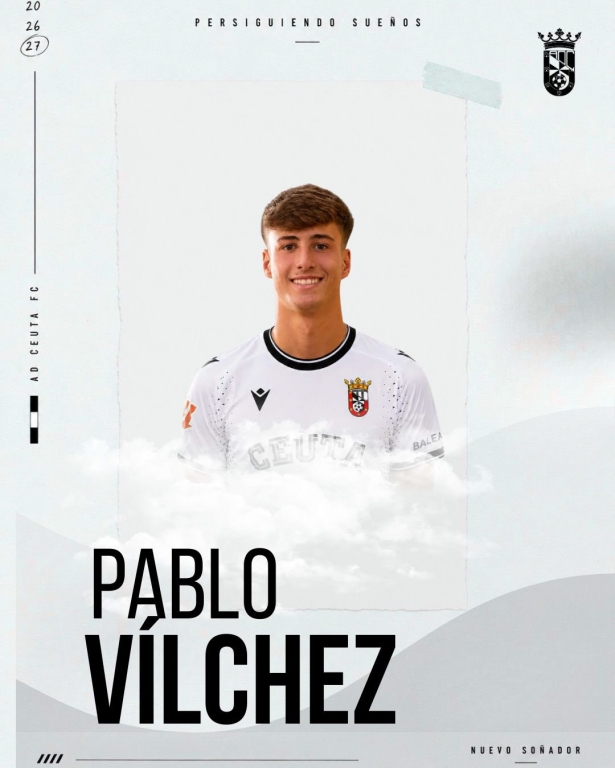 Pablo Vilchez jugará en el filial del Ceuta (AD CEUTA) Pablo Vilchez jugará en el filial del Ceuta (AD CEUTA)