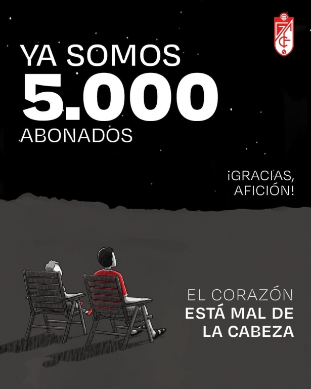 La cifra de abonados sigue subiendo (GRANADA CF)