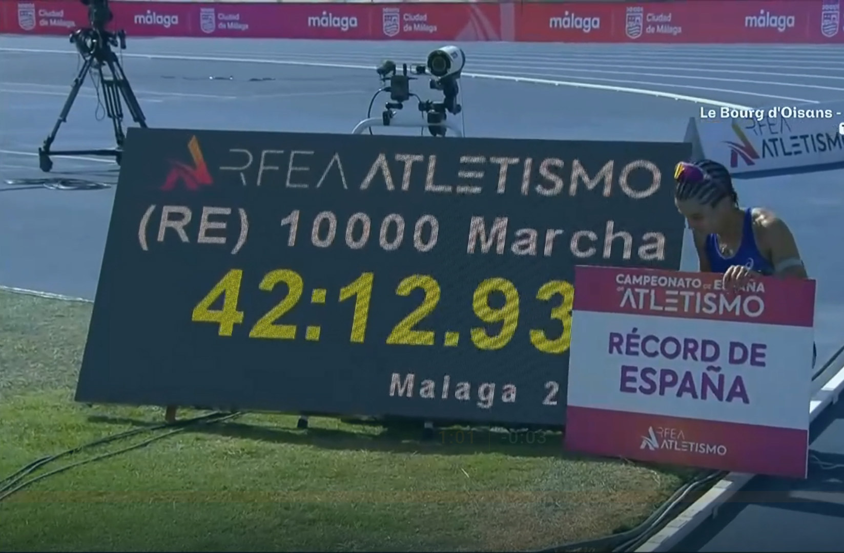 María Pérez ha batido el Récord de España (RTVE)