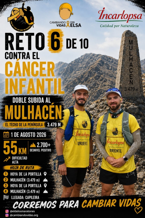Reto vontra el cáncer infantil 
