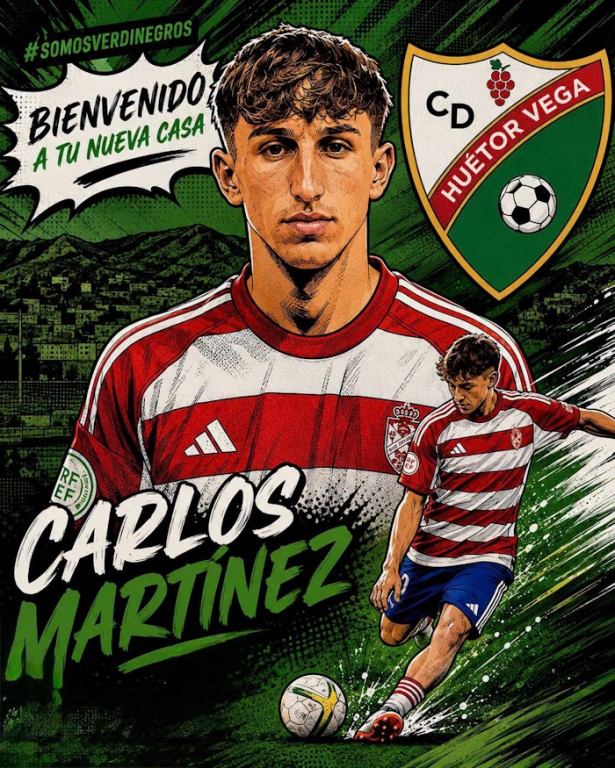 Carlos Martínez llega al Huétor Vega (CD HUÉTOR VEGA)