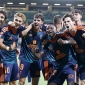 Los jugadores del Granada CF celebran la victoria ante el Córdoba CF (LOF)