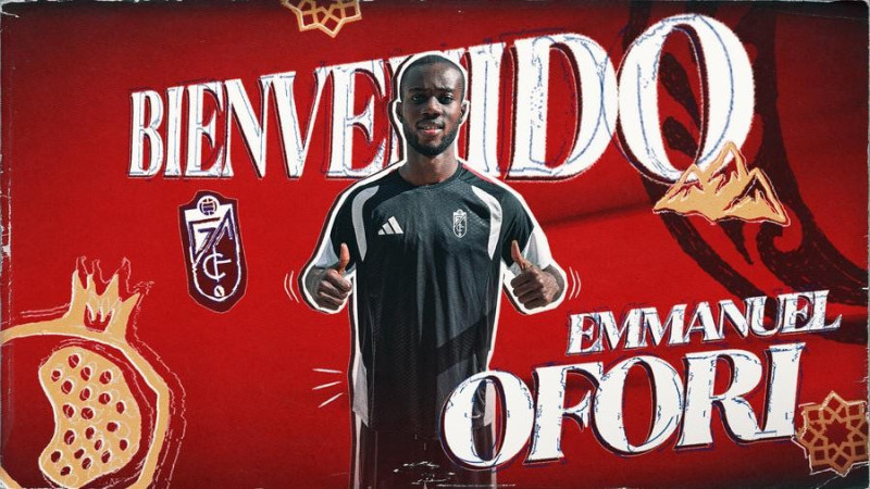 Ofori llega para reforzar la medular del Recreativo Granada (GRANADA CF)