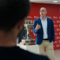 Beristain ha tenido un encuentro informal con los periodistas que cubren la actualidad del club (GRANADA CF)