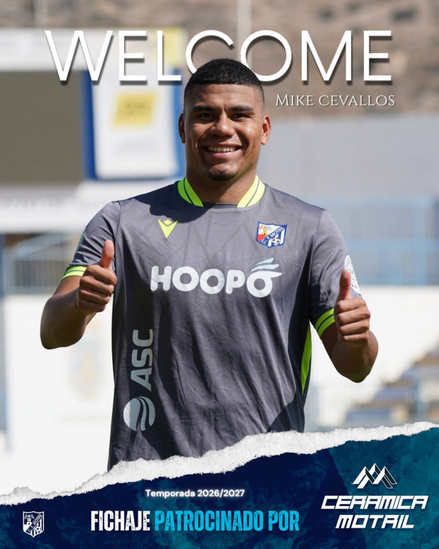 Mike Cevallos refuerza la delantera del CF Motril (CF MOTRIL) Mike Cevallos refuerza la delantera del CF Motril (CF MOTRIL)