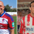 Pedro Curtido con la camiseta del Granada CF