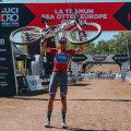 David Valero tras su entrada en meta