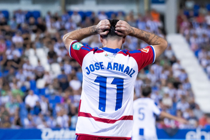Arnaiz pudo desequilibrar el partido a favor del Granada (LOF)