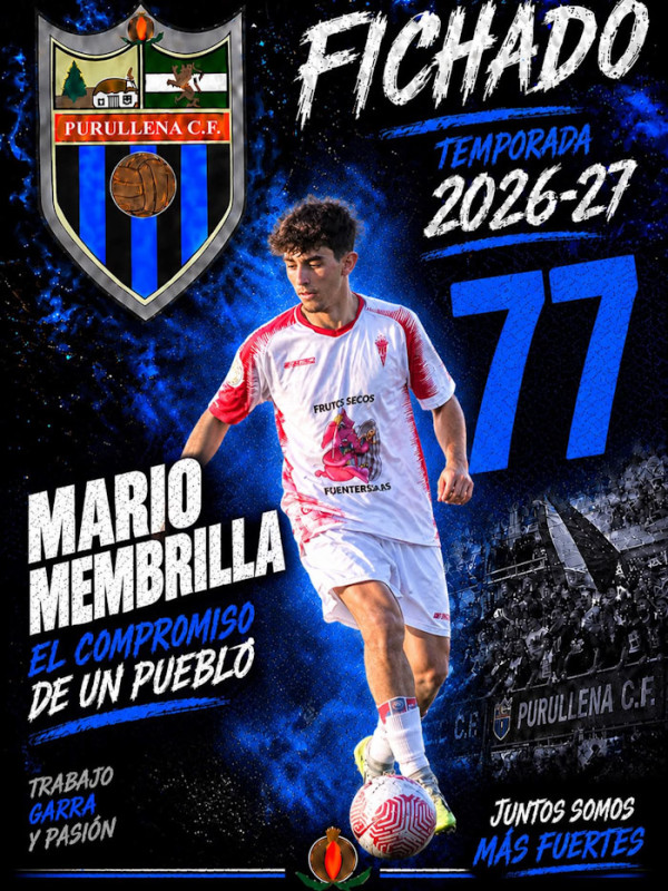 Mario Membrilla refuerza al Purullena (PURULLENA CF) Mario Membrilla refuerza al Purullena (PURULLENA CF)