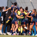 Las rojiblancas lograron el triunfo en el último suspiro (GRANADA CF)