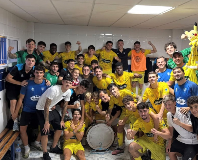 Once inicial del CD Huétor Tájar ante el Atlético Jaén (CD HUÉTOR TÁJAR)