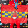 Samuel Molina con sus medallas (VIVA TV)