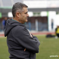 José Antonio Mateo, entrenador del Loja CD, durante un partido (J. PALMA)