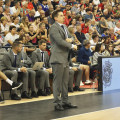 Arturo Ruiz durante el partido ante Tizona (GPMEDIA)