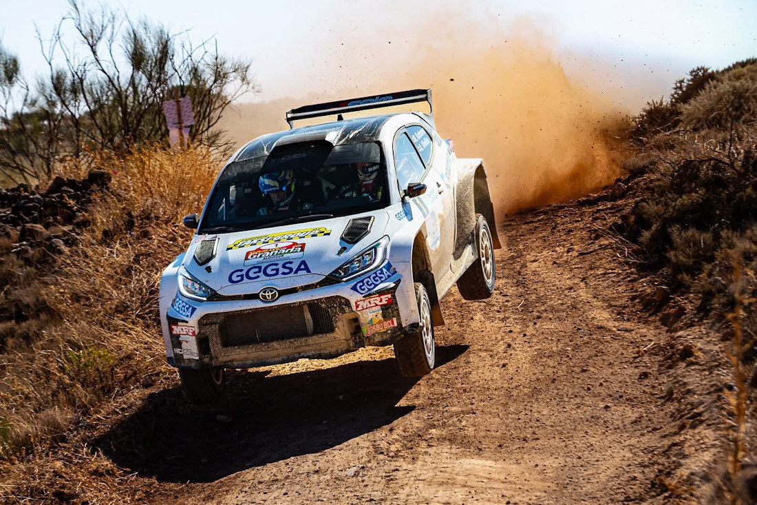Roope Korhonen durante un rally (REMITIDA POR RALLY CIUDAD DE , GRANADA)