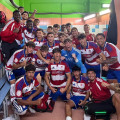 El Granada juvenil celebra su triunfo (GCF)