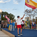 Joaquín González fue el abanderado español