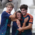 Rodelas firmó la asistencia para Alemañ en el gol de la victoria (LOF)