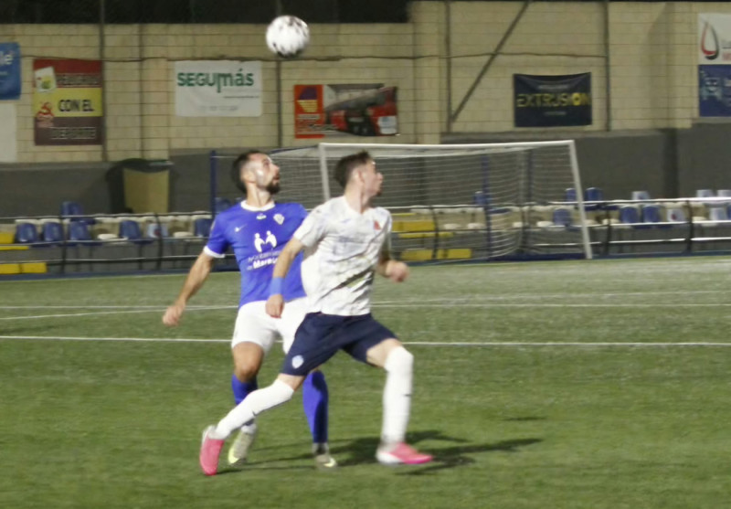 Sabaca marcó el gol de la victoria de la UD Maracena (J. PALMA)