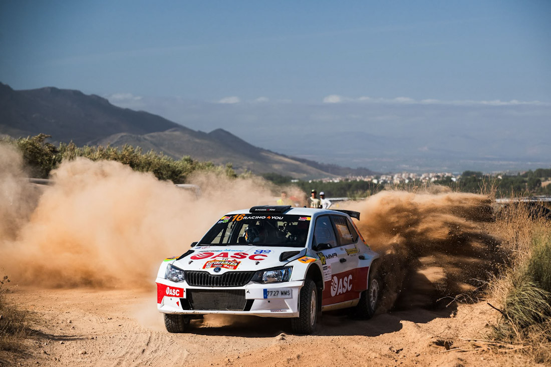 Laia Sanz durante un prueba (REMITIDA POR RALLY CIUDAD DE GRANADA)
