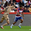 Rodelas ha vuelto a agitar el partido desde la izquierda (J.M. BALDOMERO)