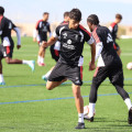 Dylar y Kader, dos futbolistas que serán titulares ante el Cieza (J. AZCOYTIA)