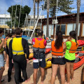 Alumnos durante la jornada formativa (CLUB NAUTICO MOTRIL)