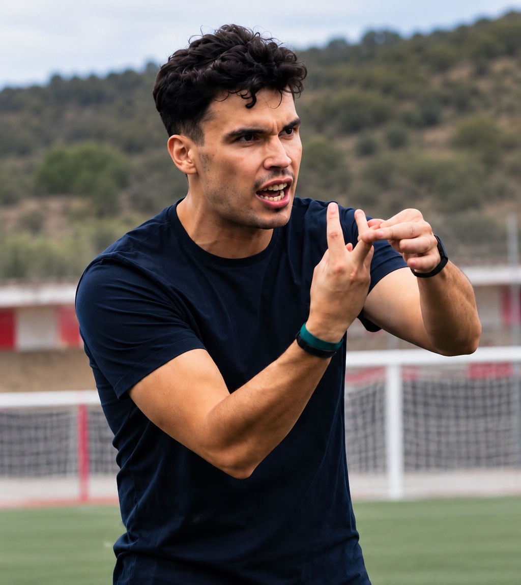 Jero, entrenador del Atlético La Zubia