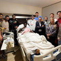 Thiam ha recibido la visita de sus compañeros y la plana mayor del COVIRAN (COVIRAN GRANADA)