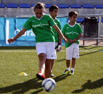 El campus bético continúa desarrollándose en la Ciudad Deportiva Provincial