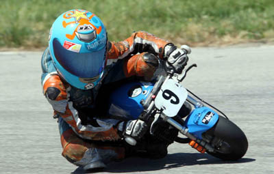 Francisco Gómez, campeón de Andalucía en minimotos 
