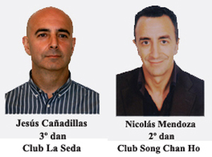 Nnicolás y Jesús, nuevos cinturones negros de 2º y 3º dan