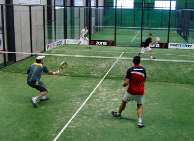 Momento de la final masculina