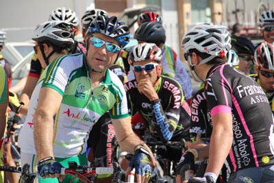 Un gran número de ciclistas se han dado cita
