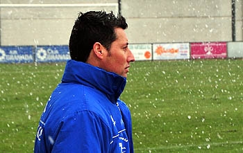 Najarro en su etapa como técnico del Arenas (BALDOMERO)