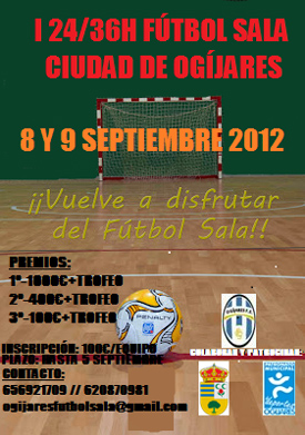 Cartel del Torneo que se jugará en Ogíjares (GRJ)