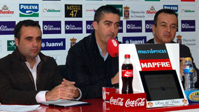 Presentación del Torneo en la sala de prensa de Los Cármenes (LAZARO)
