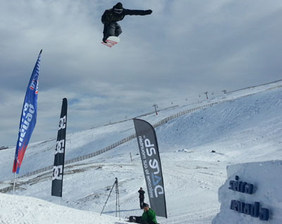 Un gran reclamo para los amantes del snowboard