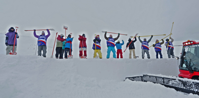 shapers que perfilan los saltos del slope-style