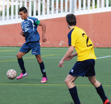 El equipo cadete encajó una dura derrota 