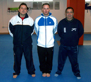 Iván Cortes, Jesús Norberto Félix y José Manuel González 