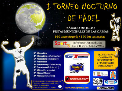 El Pádel toma la noche